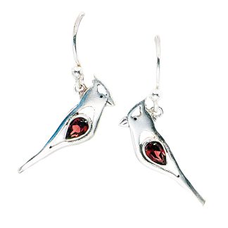 Cardinal Earrings