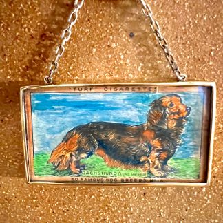 Dachshund Long Hair Blue Tobacco Card