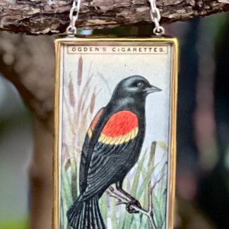 Red Winged Blackbird Tobacco Card